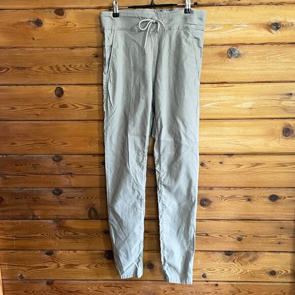 Bevy Flog Flog Herringbone Gray Drawstring Pants Size 27 - Picture 1 of 8